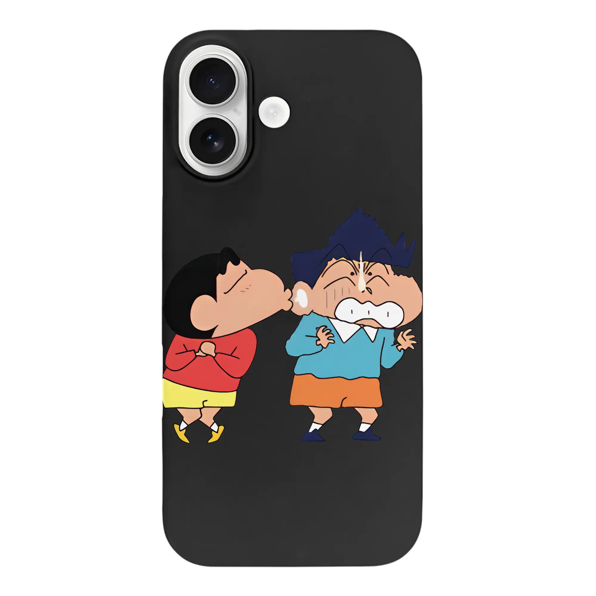 クレヨンしんちゃん グッズ 風間 とおる - iPhone 17 シリーズ シリコンケース 薄型 耐衝撃 指紋防止 ソフトタッチカバー 精密フィット 傷防止 保護ケース iPhone 17/17 Air/17 Pro/17 Pro Max 対応